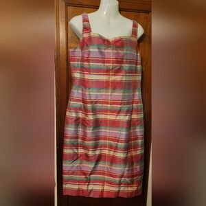 A vintage Ralph Lauren 100% silk dress 4S
